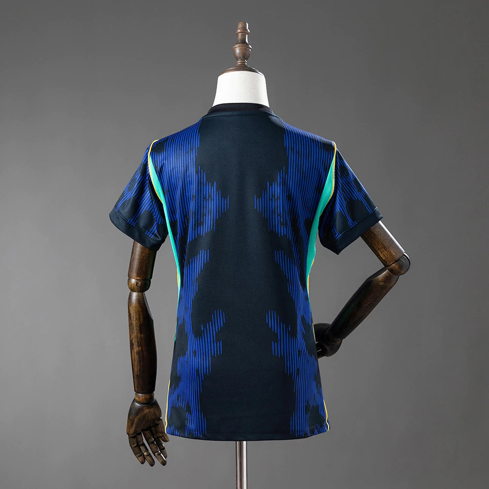 Camisa Brasil 2026/27 Jordan - Torcedor Feminina - Azul Preta