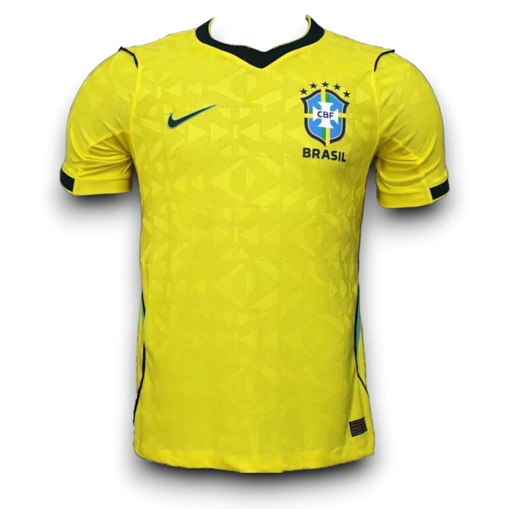 Camisa Brasil 2026/27 Jogador Masculina - Amarela - Verde