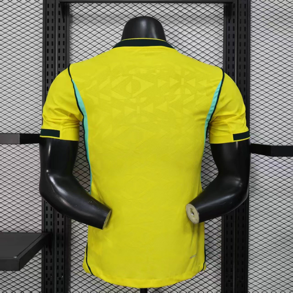 Camisa Brasil 2026/27 Jogador Masculina - Amarela - Verde